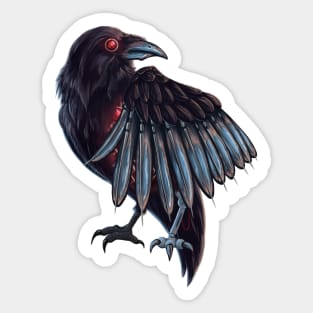 Bio-Mech. Raven (no BG) Sticker